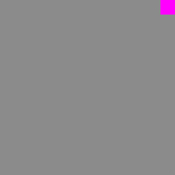 Pixels of overlap_group_centre, a 12x12 raster, with NoData in magenta
