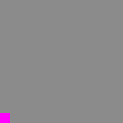 Pixels of overlap_group_south, a 12x12 raster, with NoData in magenta
