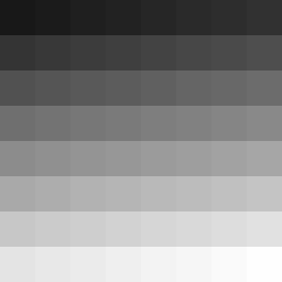 Pixels of rotated_only_square, a 8x8 raster, with NoData in magenta